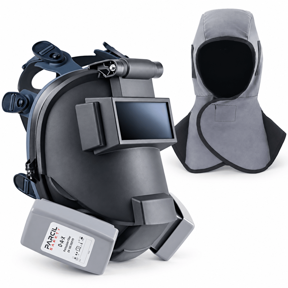 WF-100 Welding & Grinding Full-Face Respirator with O-A-X Cartridge - Parcil SafetyParcil Safety